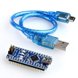  Arduino NANO  V3 With Usb Cable, Blue 